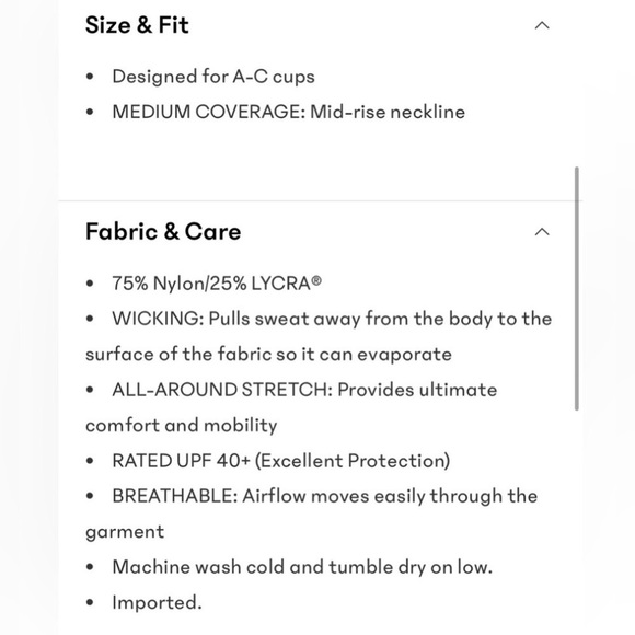 NWT Athleta Transcend Square Neck Crop Cardinal Bra Size Medium A-C Cups - Picture 6 of 6